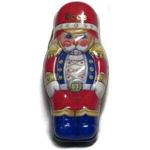 Vintage 1996 See’s Candy NUTCRACKER Tin Christmas Holiday Ornament